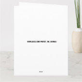 KERSTKAART MET EEN VERWENNEND BIGGETJE KAART (Achterkant)