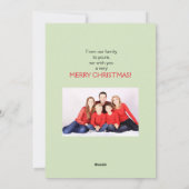Kerstkaart met eigen foto (Achterkant)