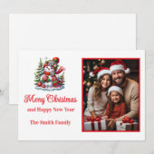 Kerstkaart met eigen foto (Voorkant / Achterkant)