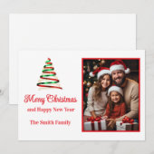 Kerstkaart met eigen foto (Voorkant / Achterkant)