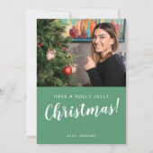 Kerstkaart met eigen foto (Achterkant)