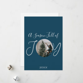 Kerstkaart met eigen kerstgroet