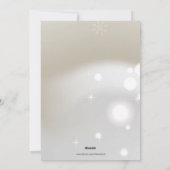 Kerstkaart met elegantie foto (Achterkant)