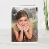 Kerstkaart met engel kaart (Voorkant)