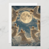 Kerstkaart met engelenkoor (Voorkant / Achterkant)