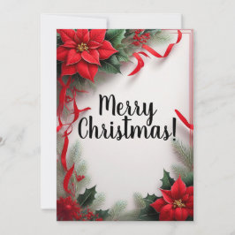 Kerstkaart met enkele afbeelding