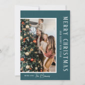 Kerstkaart met familiefoto (Voorkant)