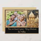 Kerstkaart met familiefoto (Voorkant / Achterkant)