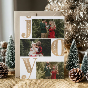 Kerstkaart met familiefoto