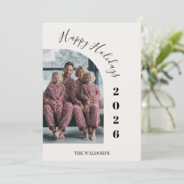 Kerstkaart met familiefoto | Prettig kerstfeest