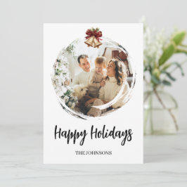 Kerstkaart met familiefoto | Prettig Kerstfeest