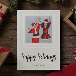 Kerstkaart met familiefoto | Prettige Feestdagen