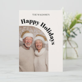 Kerstkaart met familiefoto | Prettige Feestdagen