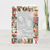 Kerstkaart met familiefoto van 25 Sinterklazen Feestdagen Kaart (Voorkant)