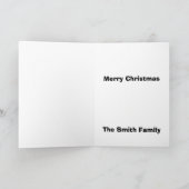 Kerstkaart met familiefoto van 25 Sinterklazen Feestdagen Kaart (Binnen)