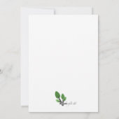 Kerstkaart met familiestamboom foto (Achterkant)