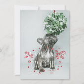 Kerstkaart met Favoriete Huisdier Foto van Sinterk Kaart (Voorkant)