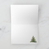 Kerstkaart met feestelijke duiven kaart (Binnen)