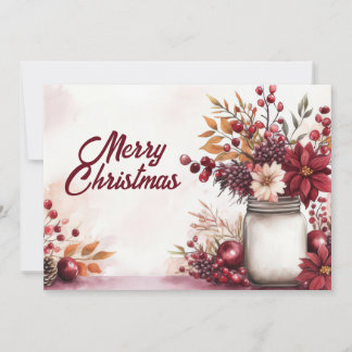 Kerstkaart met feestelijke groet