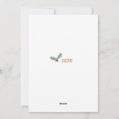 Kerstkaart met Feliz Navidad (Achterkant)