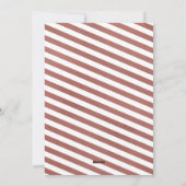 Kerstkaart met Festieve Bladeren (Achterkant)