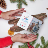 Kerstkaart met fijne feestdagen voor het hele gezi