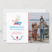 Kerstkaart met fijne feestdagen voor het hele gezi (Voorkant)