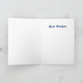 KerstKaart met Fir Trees en Moon Feestdagen Kaart (Binnen)