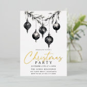 Kerstkaart met folie folie feestdagenkaart (Staand Voorkant)