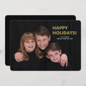 Kerstkaart met foto (Voorkant / Achterkant)