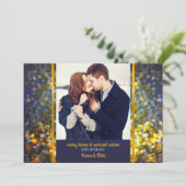 Kerstkaart met foto (Staand voorkant)
