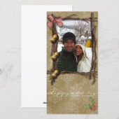 Kerstkaart met foto (Voorkant / Achterkant)