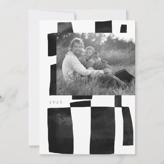 Kerstkaart met foto (Voorkant)