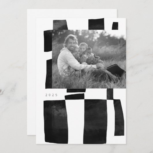 Kerstkaart met foto (Voorkant / Achterkant)