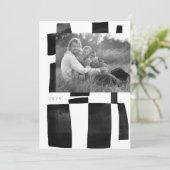 Kerstkaart met foto (Staand voorkant)