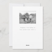 Kerstkaart met foto (Achterkant)