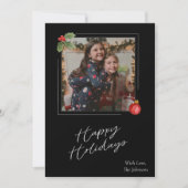 Kerstkaart met foto (Voorkant)