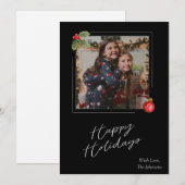 Kerstkaart met foto (Voorkant / Achterkant)