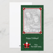 Kerstkaart met foto (Voorkant / Achterkant)