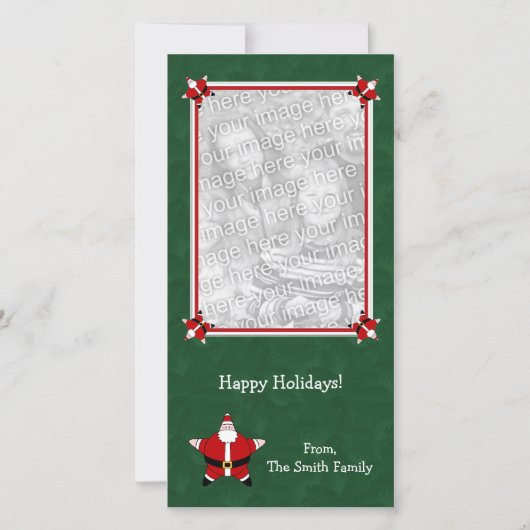 Kerstkaart met foto (Voorkant)