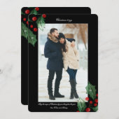 Kerstkaart met foto (Voorkant / Achterkant)