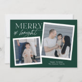 Kerstkaart met foto - bos (Voorkant)