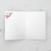 Kerstkaart met foto feestdagen kaart (Binnen)