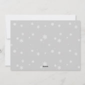 Kerstkaart met foto 'Joy To The World' (Achterkant)