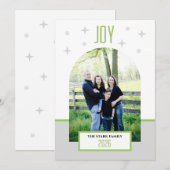 Kerstkaart met foto - Modern (Voorkant / Achterkant)