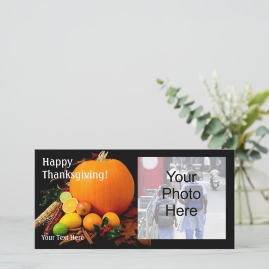 Kerstkaart met foto, op maat gemaakte wenskaarten (Staand voorkant)