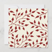 Kerstkaart met foto / Rood (Achterkant)