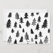 Kerstkaart met foto van een inktpen (Achterkant)