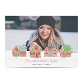 Kerstkaart met foto van Gemberbroodstraat