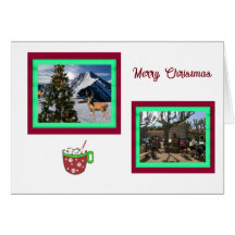 Kerstkaart met fotocollage